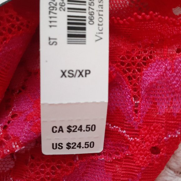 Brand New Victoria's Secret Bra 32DD & LACE Cheeky- XS - Picture 3 of 3